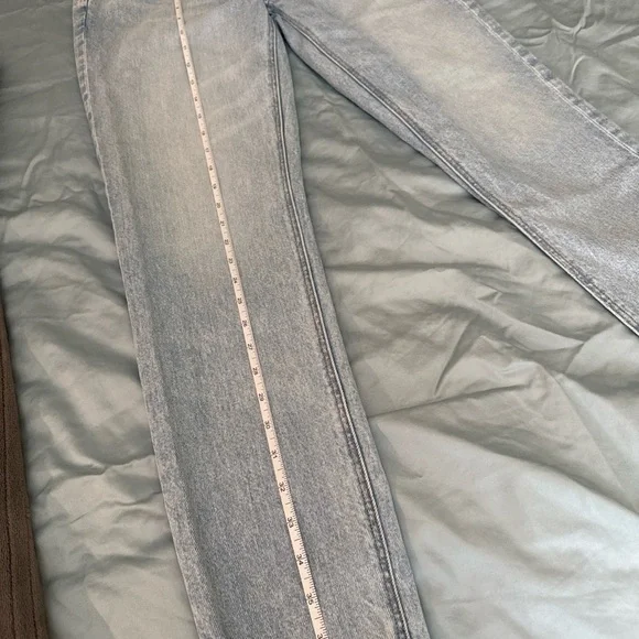 American Eagle Outfitters Light Blue Straight Leg Jeans - Picture 5 of 6